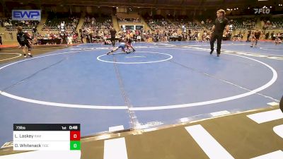 73 lbs Consolation - Lincoln Laskey, Raw Wrestling Club vs Donnie Whitenack, Tiger Trained Wrestling