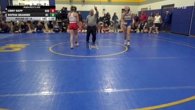 118 lbs Round Of 16 - Libby Rapp, Redbank WC vs Sophia Beanner, Mt. Lebanon