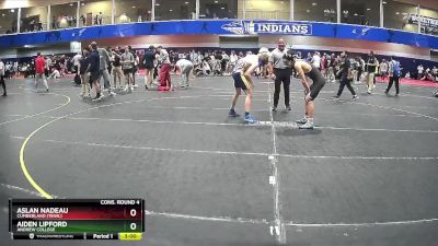 133 lbs Cons. Round 4 - Aslan Nadeau, Cumberland (Tenn.) vs Aiden Lipford, Andrew College