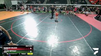 100 lbs Round 2 - Gunnar Wilson, Oregon vs Jacob Metcalf, Idaho