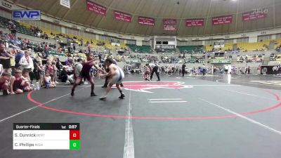 70 lbs Quarterfinal - Skeet Dunnick, Benton Parks Youth Wrestling vs Cullen Phillips, Mighty Bluebirds Wrestling