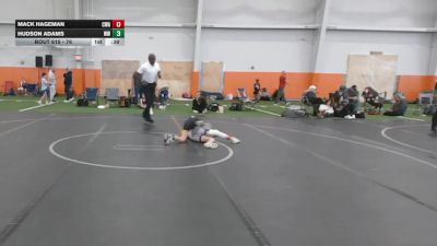 76 lbs Cons. Semi - Hudson Adams, Westshore Wrestling vs Mack Hageman, CP Wrestling Academy