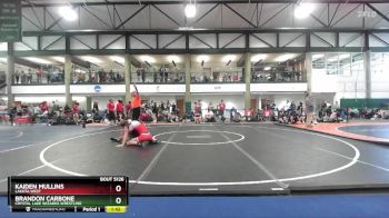 126-135 lbs Cons. Round 1 - Kaiden Mullins, Lakota West vs Brandon Carbone, Crystal Lake Wizards Wrestling