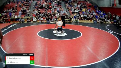 160 lbs Cons. Semi - Lamech Albers, Corry Area Hs vs Stephen Predajna, Mount Pleasant Area Hs