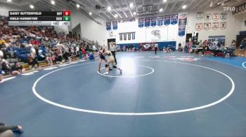 100 lbs Cons. Round 3 - Daisy Butterfield, Buffalo vs Kiele Harmeyer, Douglas