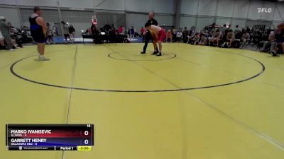 285 lbs Quarters & 1st Wb (16 Team) - Marko Ivanisevic, Illinois vs Garrett Henry, Oklahoma Red