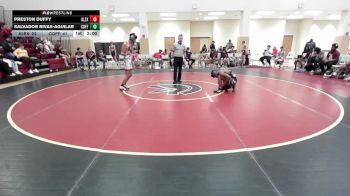 126 lbs Semis & 3rd Wb (16 Team) - Salvador Rivas-Aguilar, Coffee vs Preston Duffy, Alexander