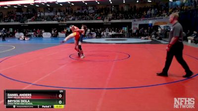 171 lbs Cons. Round 3 - Daniel Anders, West Valley Wolfpack vs Bryson Diola, Eagle River High School