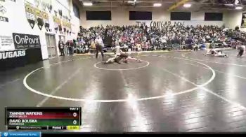 113 lbs Cons. Round 1 - David Bouska, Marshfield vs Tanner Watkins, North Valley