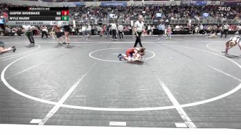 64 lbs Round Of 16 - Jasper Shuemake, Viking Wrestling Club vs Mylz Bazer, Nebraska Wrestling Academy