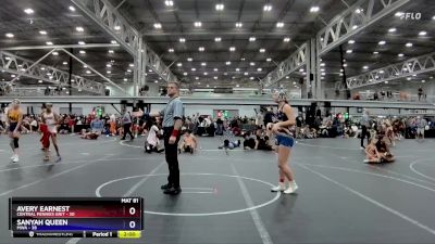 145 lbs Semis (4 Team) - Avery Earnest, Central Pennies Grit vs Sanyah Queen, MWA