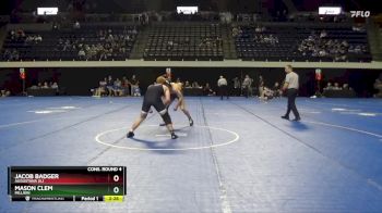 197 lbs Cons. Round 4 - Mason Clem, Millikin vs Jacob Badger, Augustana (IL)