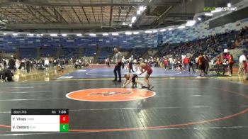 106 lbs Rr Rnd 5 - Yanni Vines, Thompson vs Vinny Cesaro, Platte County