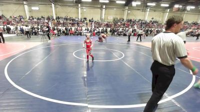 61 lbs 5th Place - Christian Casias, Miners WC vs Jay Abeita, Vikings Wrestling