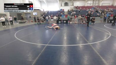 138 lbs Champ. Rd Of 64 - Grady Roybal, Cougars Wrestling Club vs Kai Christiansen, East Idaho Elite