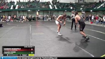 285 lbs Cons. Round 3 - Mason Cover, Cleveland State vs Gannon Rosenfeld, University Of Wisconsin