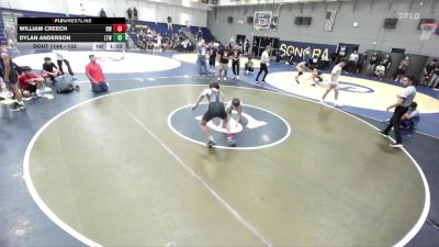132 lbs Champ. Round 2 - William Creech, Reign WC vs Dylan Anderson, Live Training Wrestling
