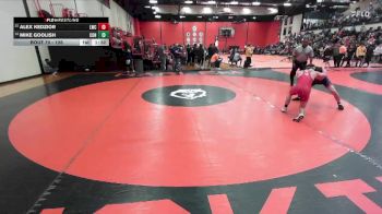 126 lbs Champ. Round 1 - Alex Kedzior, New Lenox (LINCOLN-WAY CENTRAL) vs Mike Goolish, Hoffman Estates (CONANT)
