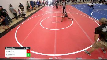 58 lbs Quarterfinal - Uzziah Clark, Pin-King All Stars vs Hudson Smith, Salina Wrestling Club