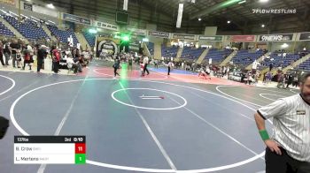 137 lbs Semifinal - Braxten Crow, Sheidan WC vs Logan Mertens, Matpac WC