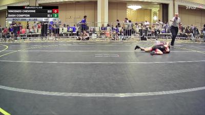 61 lbs Consi Of 16 #2 - Vincenzo Cheverie, Dickinson WC vs Dash Compton, DC Academy