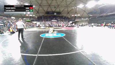 Boys 1B/2B 150 Cons. Semi - Wade Smith, Ilwaco vs Lucien Paz, Liberty Bell