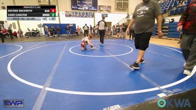 80 lbs Final - Hayden Beckwith, Miami vs Cash Carlton, Skiatook Youth Wrestling