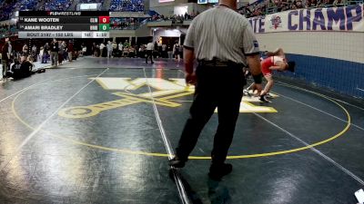 150 lbs Consi Of 8 #1 - Kane Wooten, Clinton vs Amari Bradley, Bridges Prep