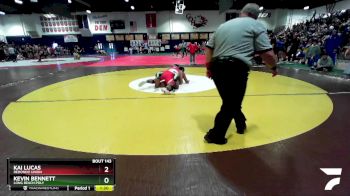 215 lbs Champ. Round 1 - Kai Lucas, Redondo Union vs Kevin Bennett, Long Beach Poly