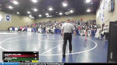 106 lbs Champ. Round 1 - Austria Holland, Nipomo vs Jaydin Lopez, Mt. Whitney