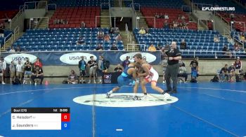 138 lbs Rnd Of 32 - Cade Heisdorf, Wisconsin vs Joshua Saunders, Missouri