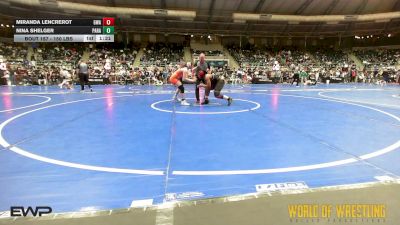 150 lbs Semifinal - Miranda Lencrerot, The Glasgow Wrestling Academy vs Nina Shelger, Paradigm Wrestling