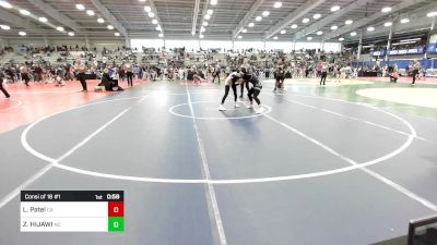 107 lbs Consi Of 16 #1 - Leilah Patel, CA vs ZAINAB HIJAWI, NC