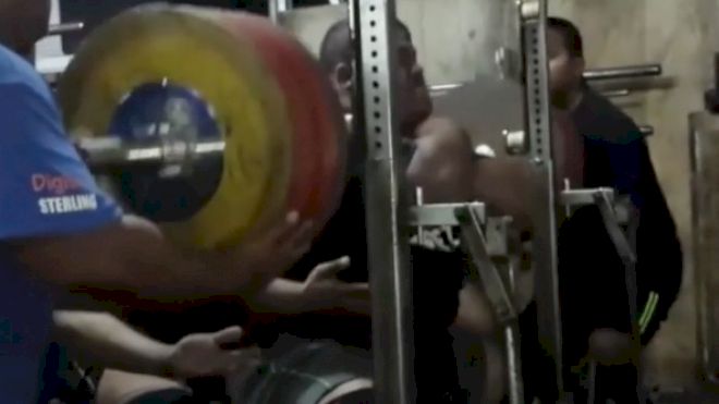 The Heaviest Front Squat Of All Time Is Insane