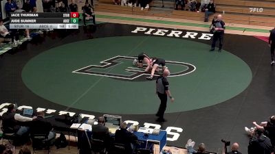 150 lbs Placement Matches (8 Team) - Jace Thurman, Sturgis Brown vs Jude Sumner, Aberdeen Central