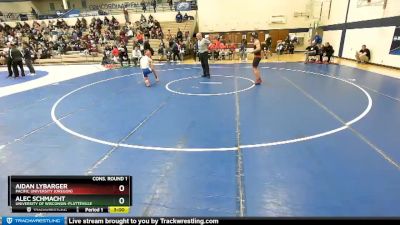 141 lbs Cons. Round 1 - Aidan Lybarger, Pacific University (Oregon) vs Alec Schmacht, University Of Wisconsin-Platteville