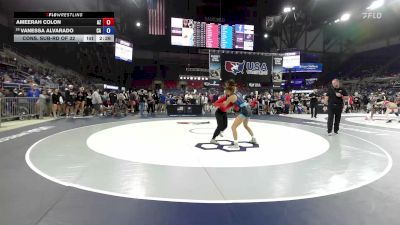 120 lbs Cons. Sub-rd Of 32 - Ameerah Colon, AZ vs Vanessa Alvarado, CA