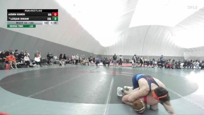 165 lbs Champ. Round 1 - Aiden Kiner, Unattached vs Logan Swaw, Unattached Illinois