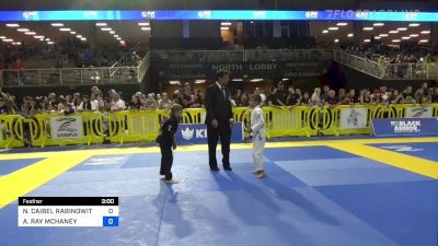 NATHAN CAIBEL RABINOWITZ vs ASHER RAY MCHANEY 2022 Pan Kids Jiu-Jitsu IBJJF Championship