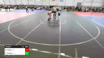 122 lbs Rr Rnd 1 - Mason Eligio, 909Boys vs Charlie Powers, Alaska Avalanche