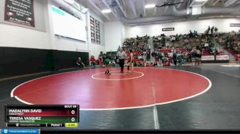 105 lbs Quarterfinal - Madalynn David, Eaglecrest vs Teresa Vasquez, George Washington
