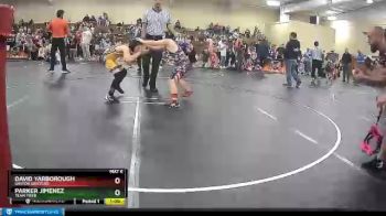 92 lbs Quarterfinal - David Yarborough, Gaston Grizzlies vs Parker Jimenez, Team Tiger