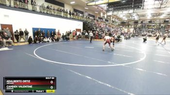 150 lbs Champ. Round 1 - Adalberto Ortiz, Arcadia vs Camden Valentine, Barron