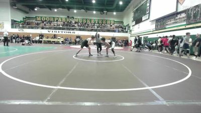 165 lbs Champ. Round 1 - Anthony Carmona, Citrus Valley vs Luis Garcia, Cabrillo/Long Beach