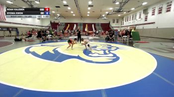 78 lbs Consolation - Noah Kalebek, Cordoba Trained vs Ryoma Kwon, The Outsiders Wrestling Club