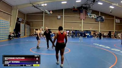 180 lbs Semifinal - Hailey Romero, Doane vs Wyvonnie Fletcher, UNLV