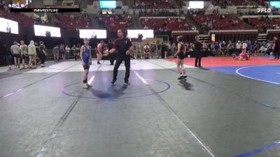 78 lbs Cons. Round 4 - Ransom Schock, Heights Wrestling Club vs Mac Binek, Buffalo Outlaws Wrestling