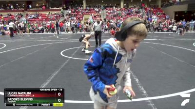 73 lbs Champ. Round 2 - Brooks Blevins, Triumph vs Lucas Natalini, Columbus Wrestling Club