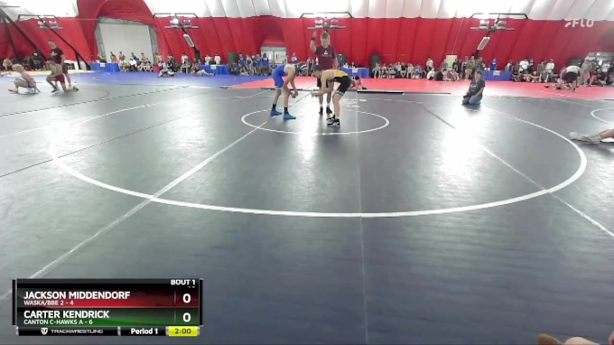 120 lbs Round 1 (6 Team) - Jackson Middendorf, Waska/BBE 2 vs Carter ...