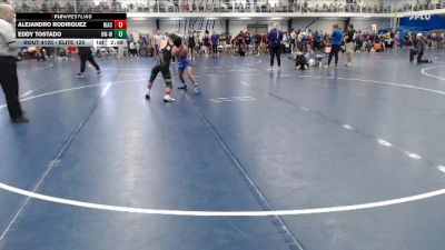 Elite 125 lbs Cons. Round 2 - Eddy Tostado, Wisconsin-Whitewater vs Alejandro Rodriguez, North Iowa Area Community College